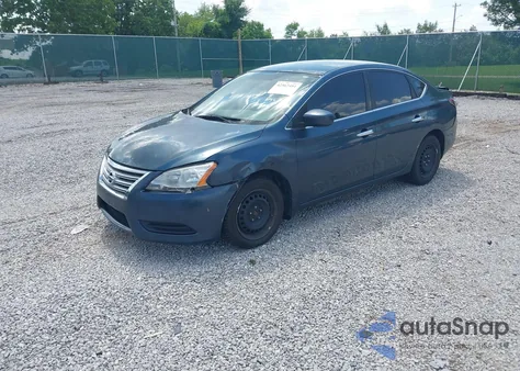 2014 Nissan Sentra S from USA, damaged, VIN 3N1AB7APXEY282554